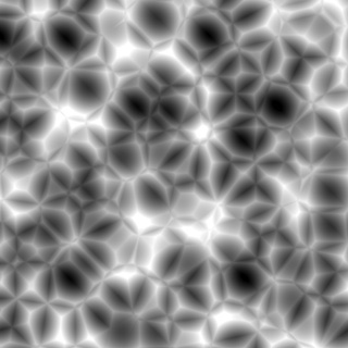 Worley noise generated using the next-nearest point (F2)